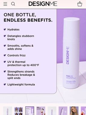 DesignMe FAB.ME Multi-Benefit Treatment Spray — Lavender